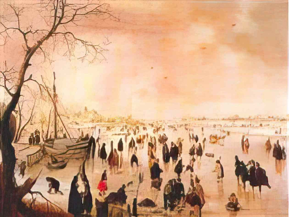 Hendrick Avercamp Reni avercamp cowles winter landscape 1 Art A4 Photo Print