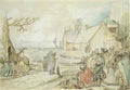 Hendrick Avercamp Reni hendrick avercamp landscape with gypsy fortune Art A4 Photo Print