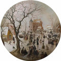 Hendrick Avercamp Reni hendrick averkamp a winter scene with skaters Art A4 Photo Print