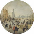 Helene Sofia Schjerfbeck promenad i regn Art A4 Photo Print