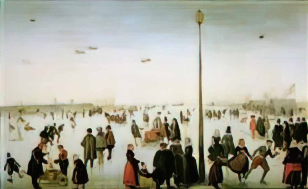 Hendrick Avercamp hendrick avercamp winter landscape with a frozen ri Art A4 Photo Print