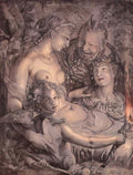 Hendrick Goltzius Reni without ceres and bacchus venus would freeze Art A4 Photo Print