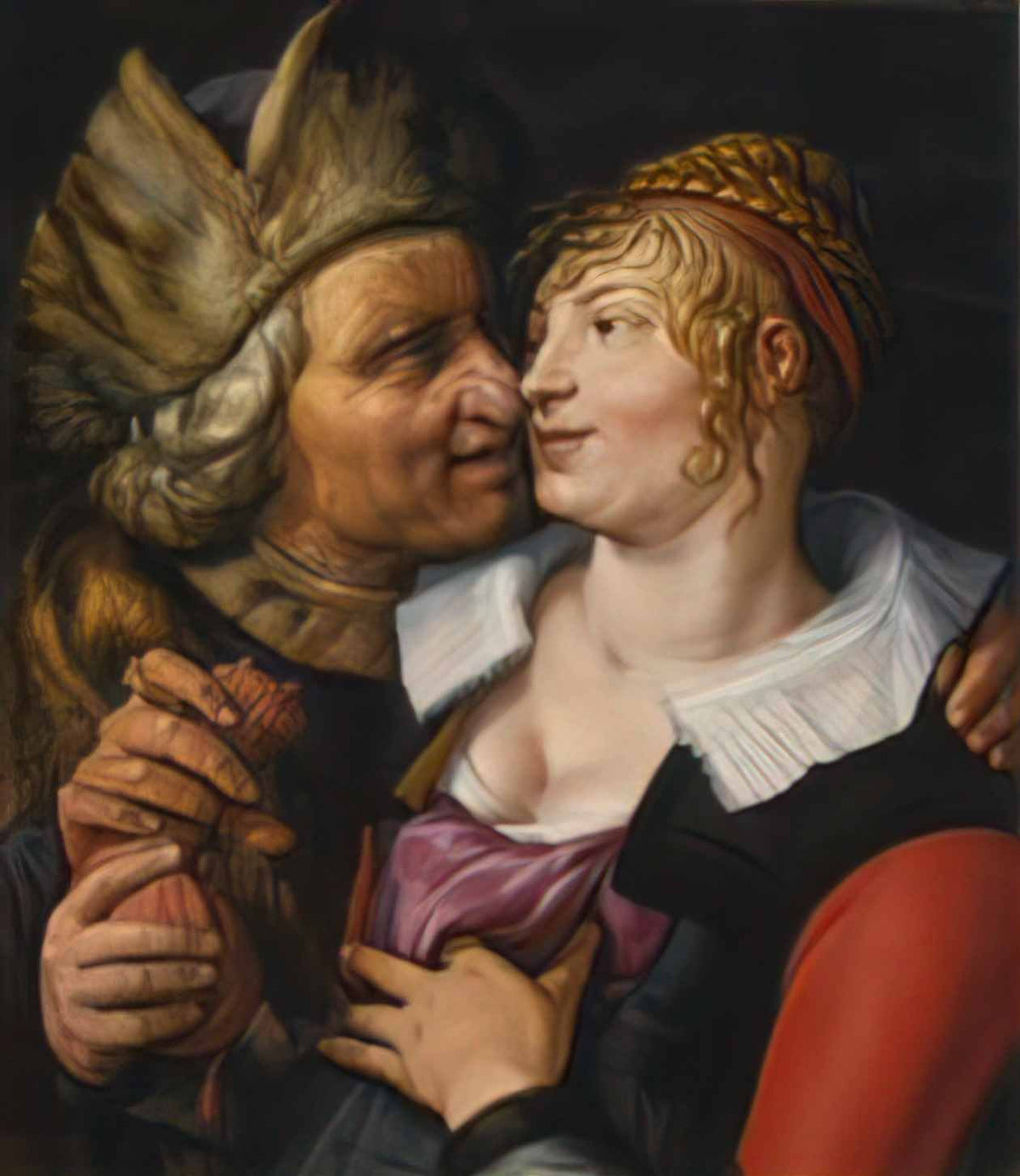 Hendrick Goltzius hendrick goltzius unequal lovers Art A4 Photo Print