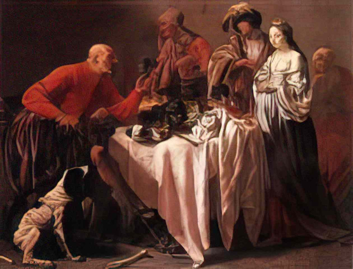 Hendrick Terbrugghen jacob reproaching laban 1628 Art A4 Photo Print
