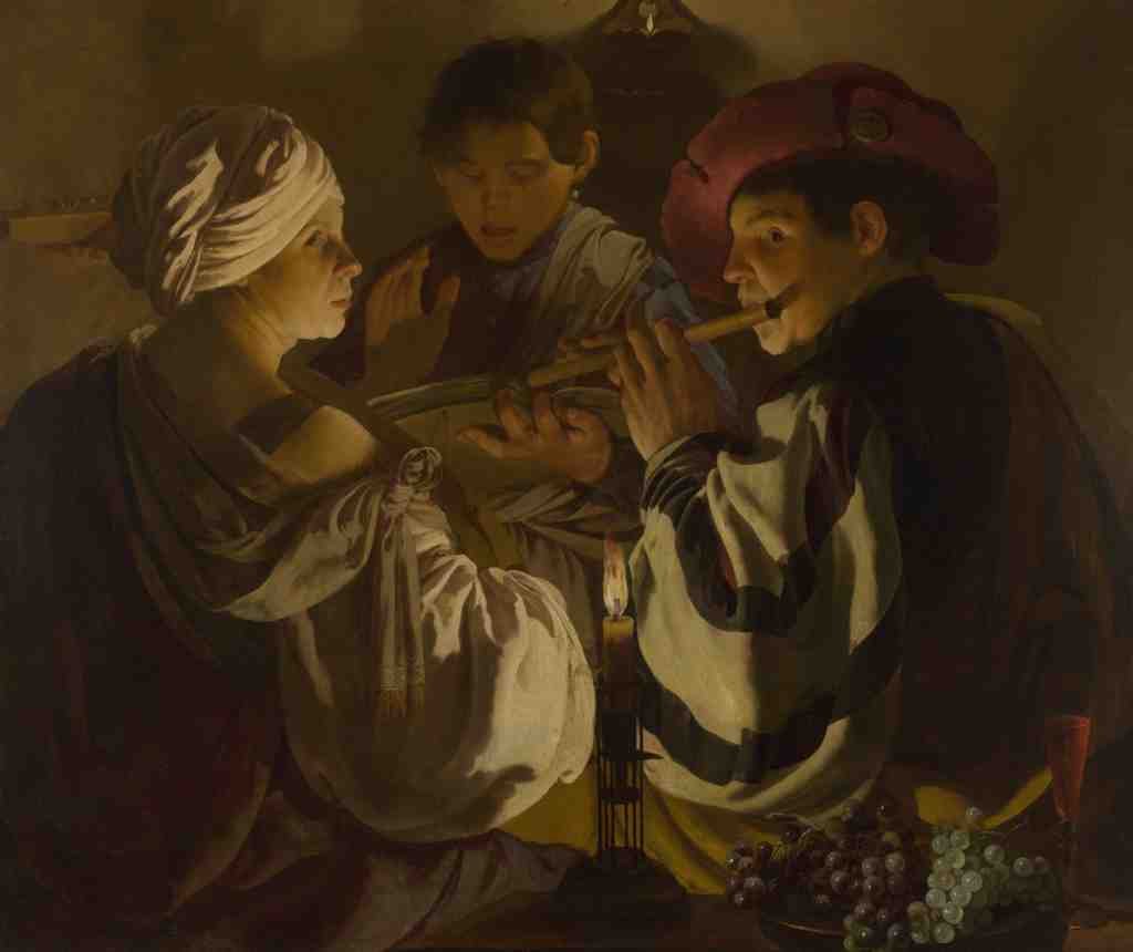 Hendrick ter Brugghen The Concert A4 Photo Print