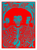 Hendrix Vintage Retro Advert Poster A4 Photo Print