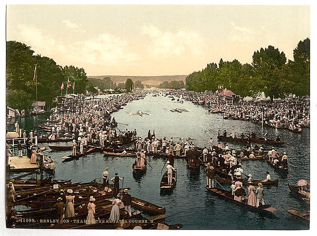 Henley Regatta II London and suburbs Vintage A4 Photo Print