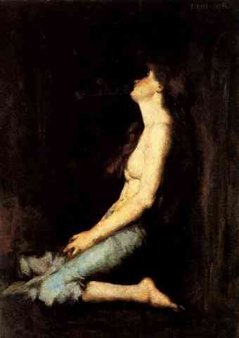 Henner Jean Jacques Solitude A4 Photo Print