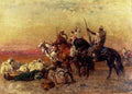 Henri Emilien Rousseau The Halt In The Desert A4 Photo Print