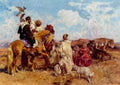 Henri Emilien Rousseau The Hawking Party A4 Photo Print