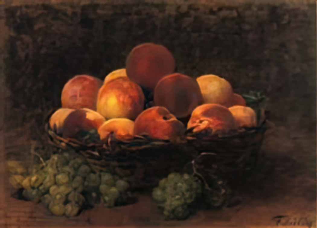 Henri Fantin Latour basket of peaches Art A4 Photo Print UK
