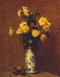 Henri Fantin Latour chrysanthemums 1879 Art A4 Photo Print UK