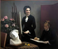 Henri Fantin Latour drawing lesson in the workshop 1879 Art A4 Photo Print UK