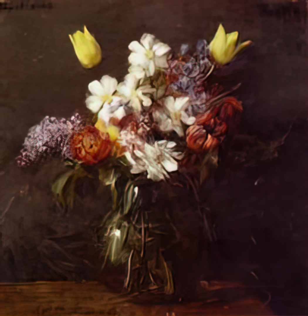 Henri Fantin Latour flowers 1863 Art A4 Photo Print UK