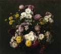 Henri Fantin Latour flowers chrysanthemums 1876 Art A4 Photo Print UK