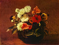 Henri Fantin Latour flowers in an earthenware vase 1883 Art A4 Photo Print