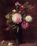 Henri Fantin Latour flowers large bouquet with three peonies 1879 Art A4 Photo Print