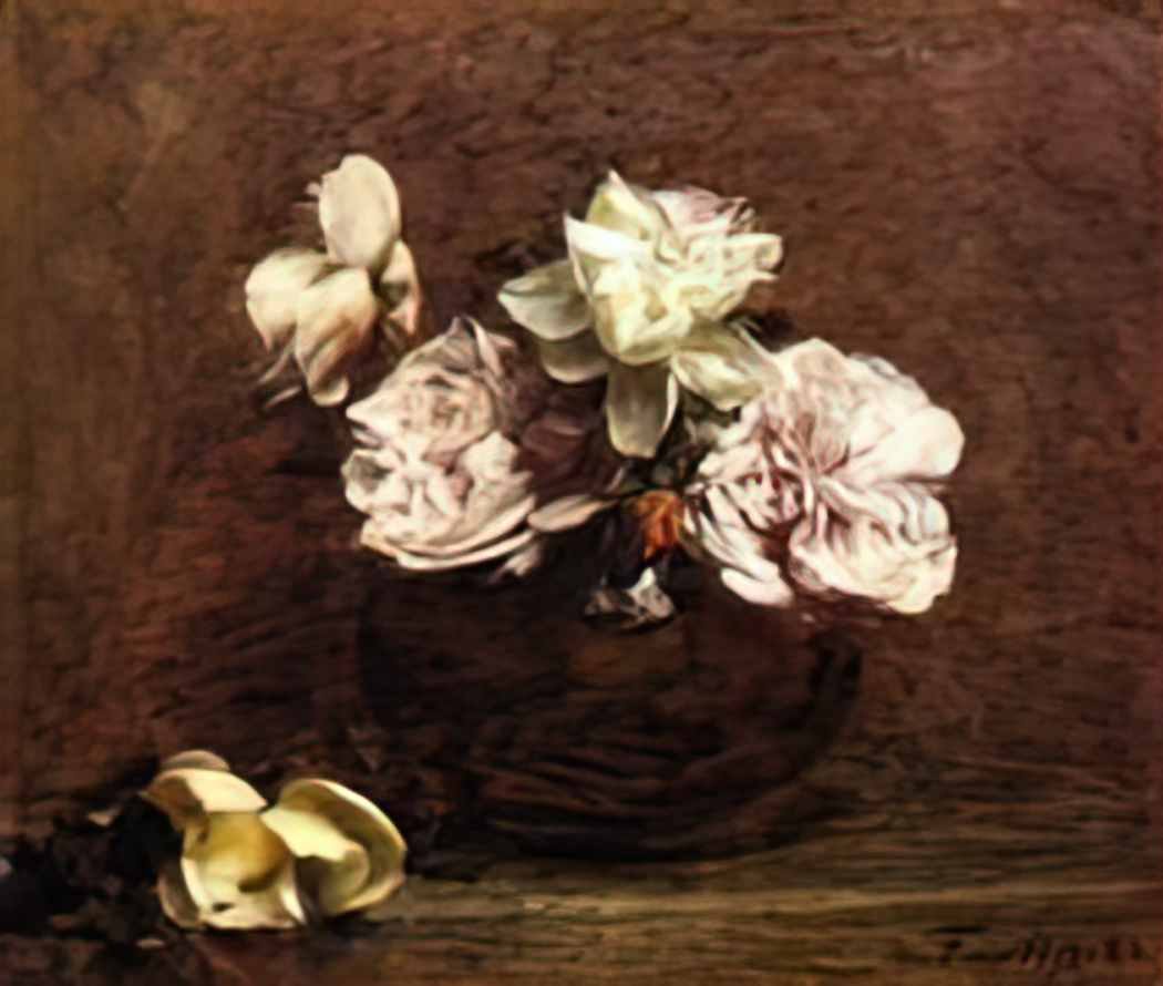Henri Fantin Latour nice roses Art A4 Photo Print