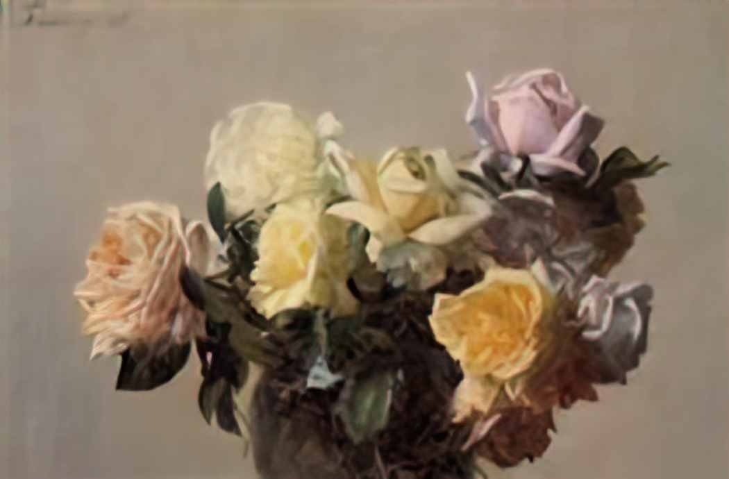 Henri Fantin Latour roses 1885 2 Art A4 Photo Print UK