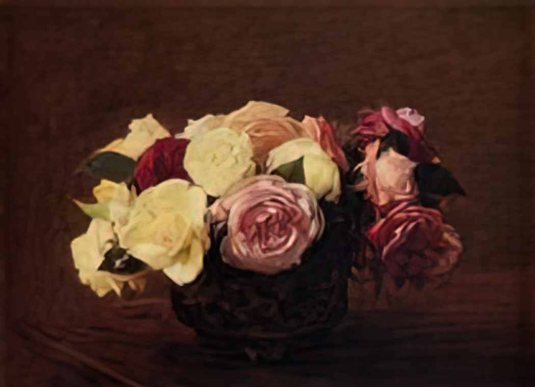 Henri Fantin Latour roses 1894 Art A4 Photo Print UK