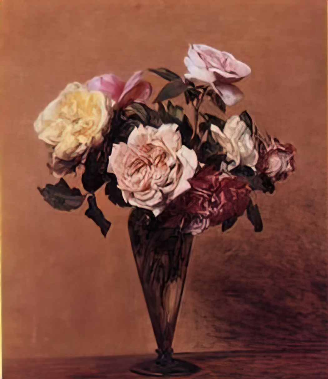 Henri Fantin Latour roses in a vase 1892 Art A4 Photo Print