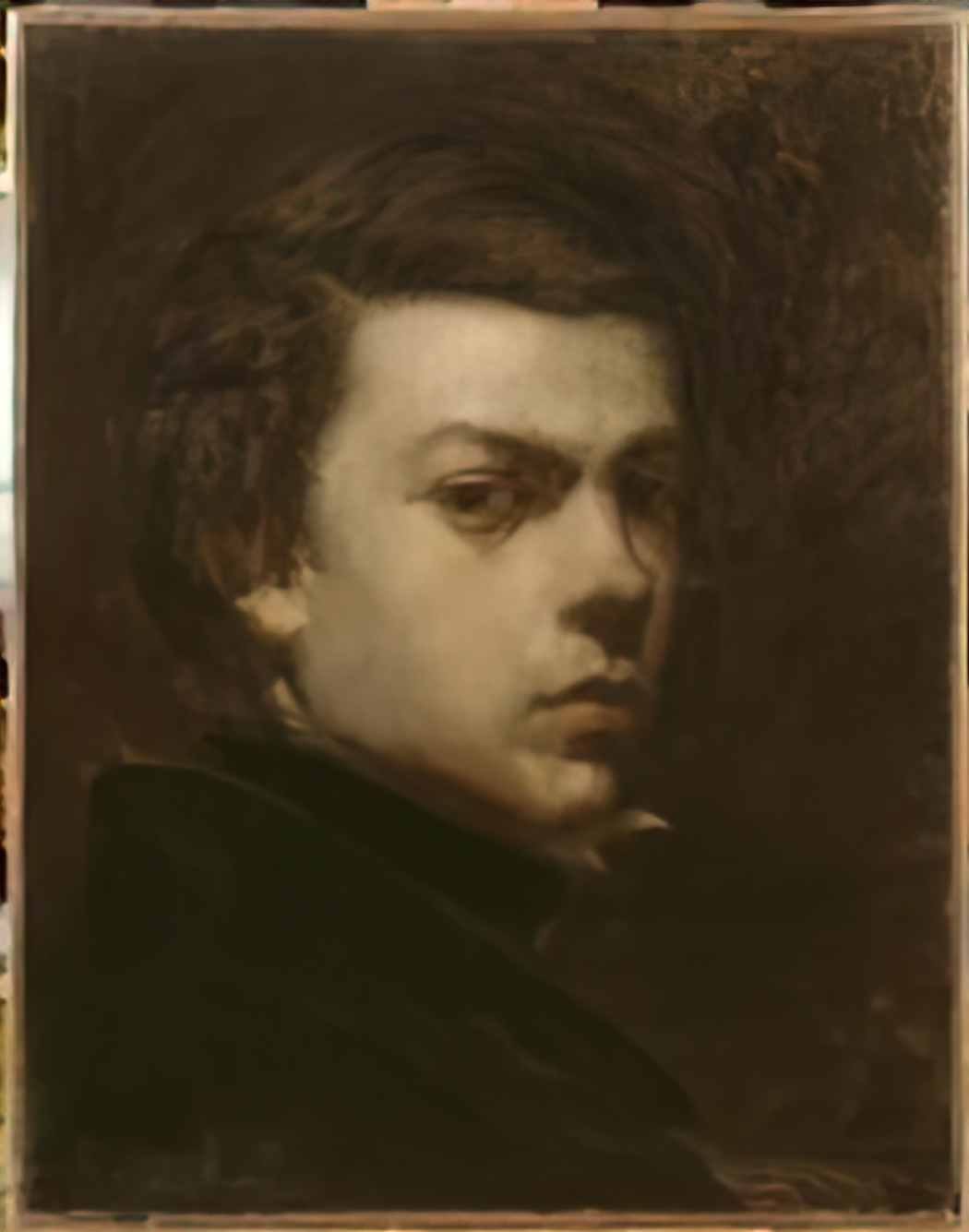 Henri Fantin Latour self portrait 1853 Art A4 Photo Print UK