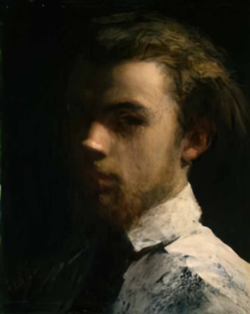 Henri Fantin Latour self portrait 1858 Art A4 Photo Print UK