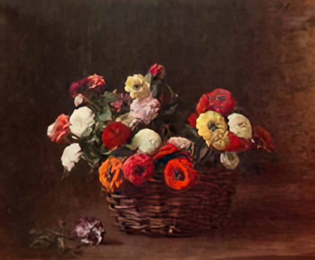 Henri Fantin Latour zinnias 1891 Art A4 Photo Print UK