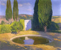 Henri Martin fountain in summer Art A4 Photo Print
