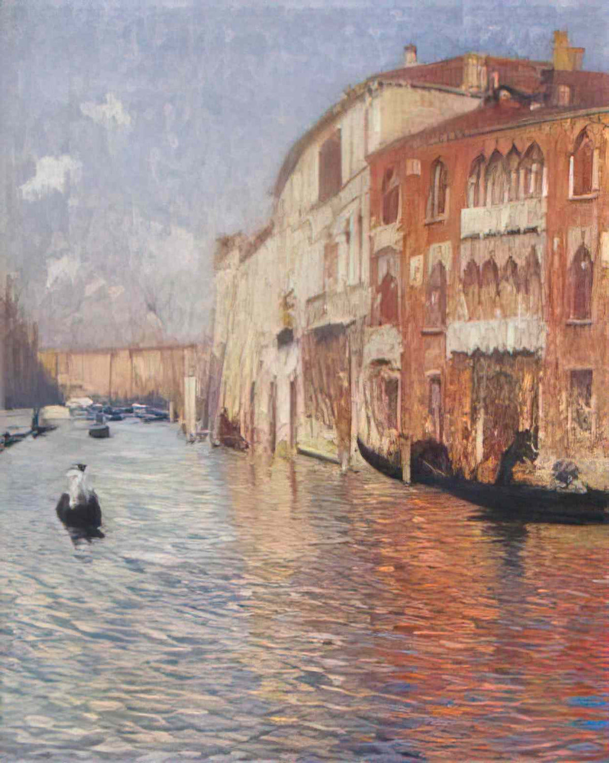 Henri Martin jaune palace in venice Art A4 Photo Print