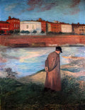 Henri Martin a woman sewing Art A4 Photo Print