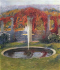 Henri Martin pool manor de marquayrol Art A4 Photo Print