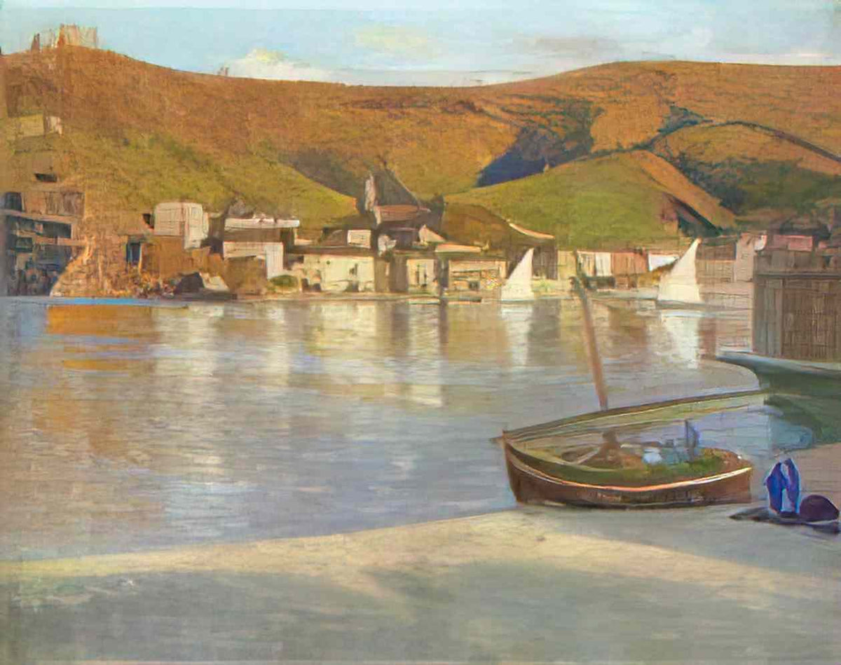 Henri Martin sailboats in the port Art A4 Photo Print