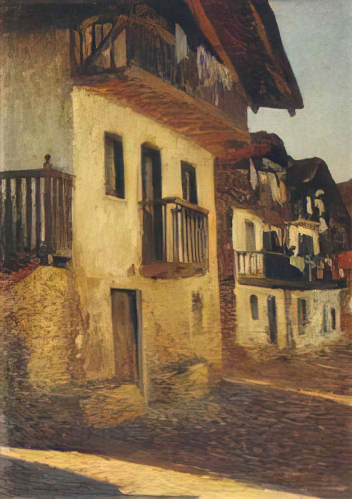 Henri Martin street in the village Art A4 Photo Print