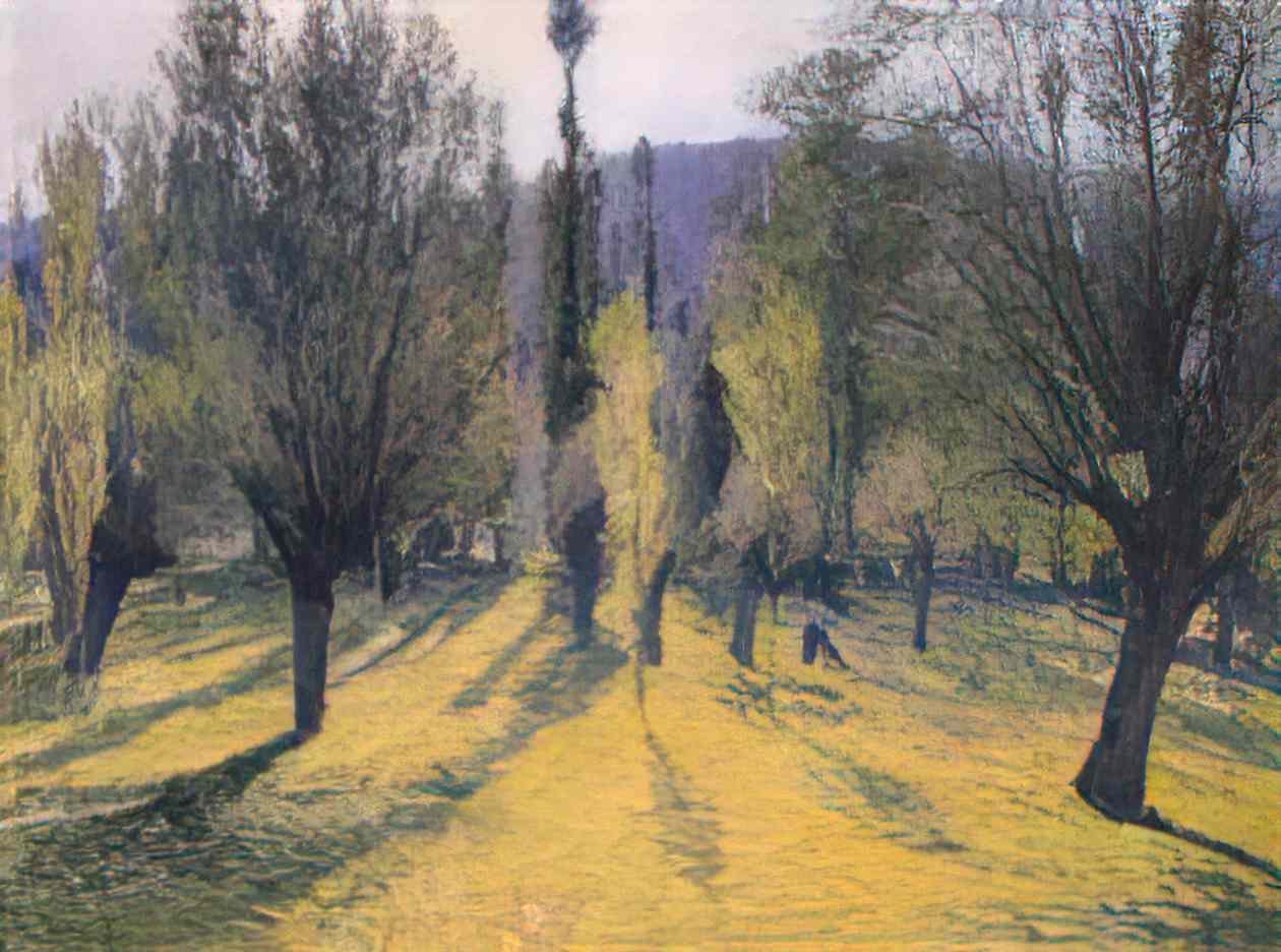 Henri Martin entering the village Art A4 Photo Print