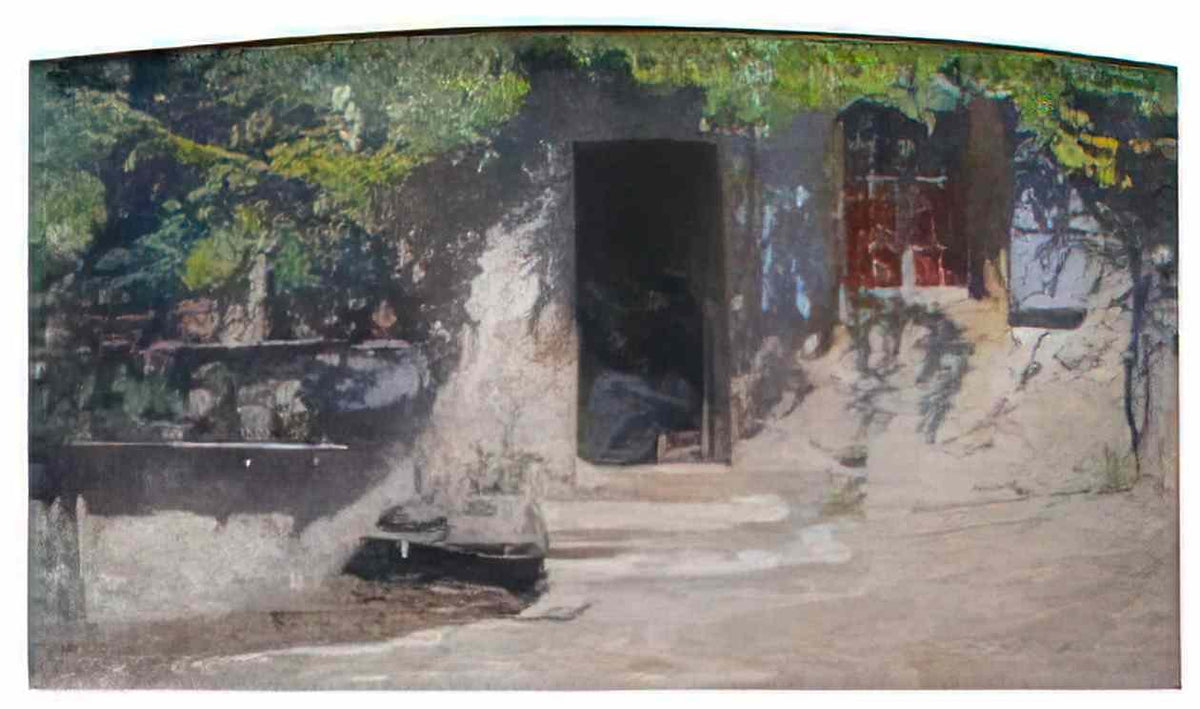 Henri Martin sunny doorway Art A4 Photo Print