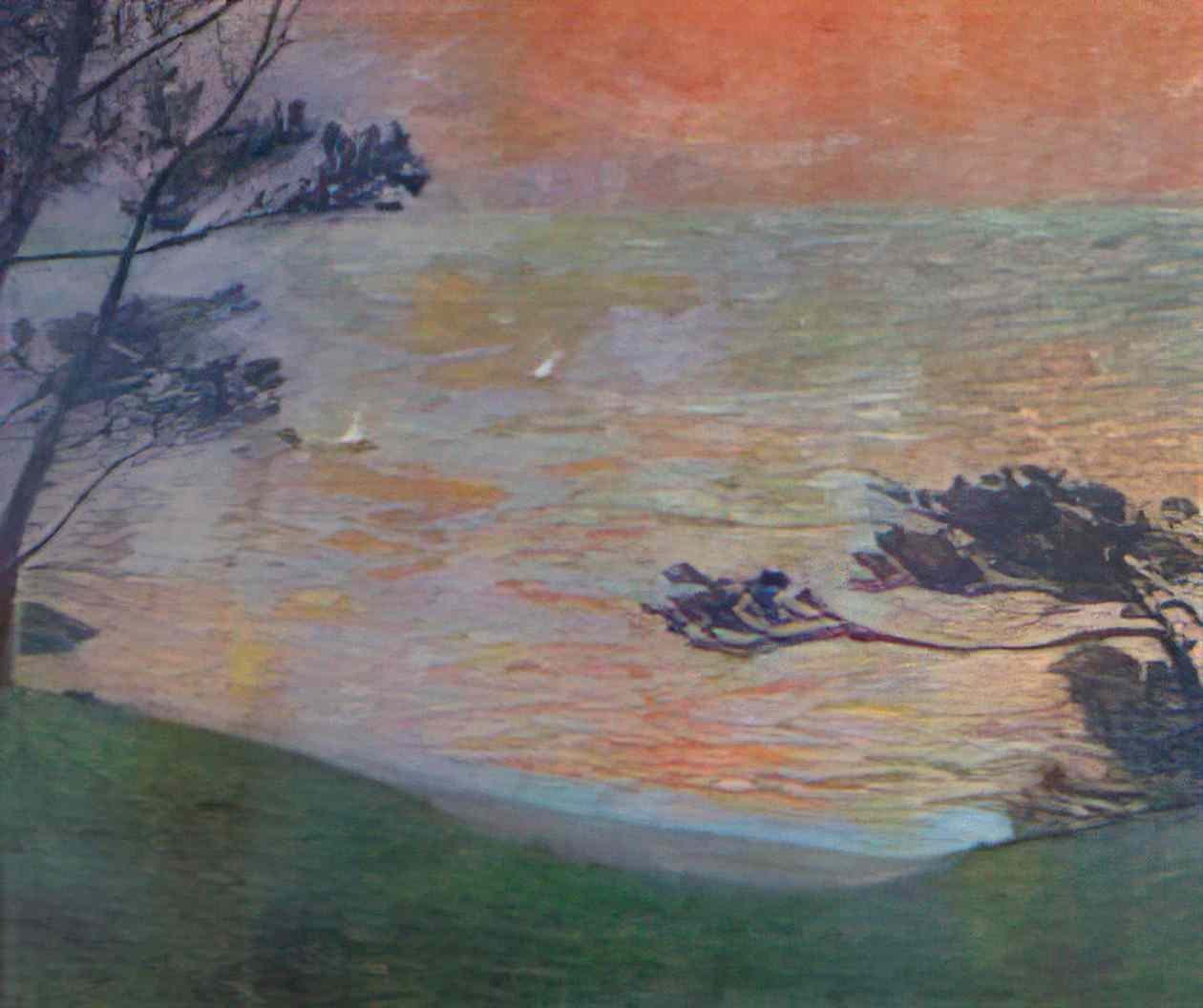 Henri Martin evening at collioure Art A4 Photo Print