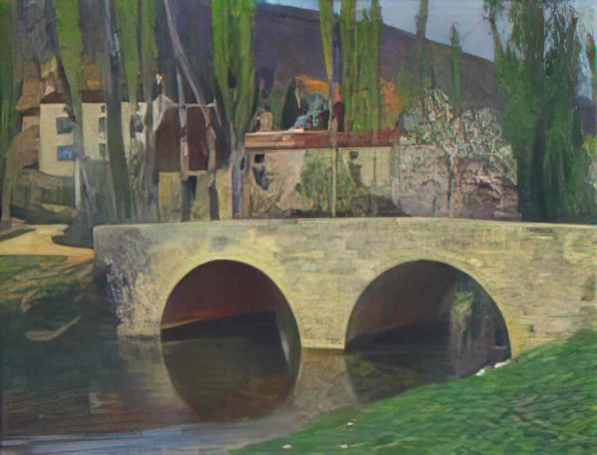 Henri Martin fountain in marquayrol 3 Art A4 Photo Print