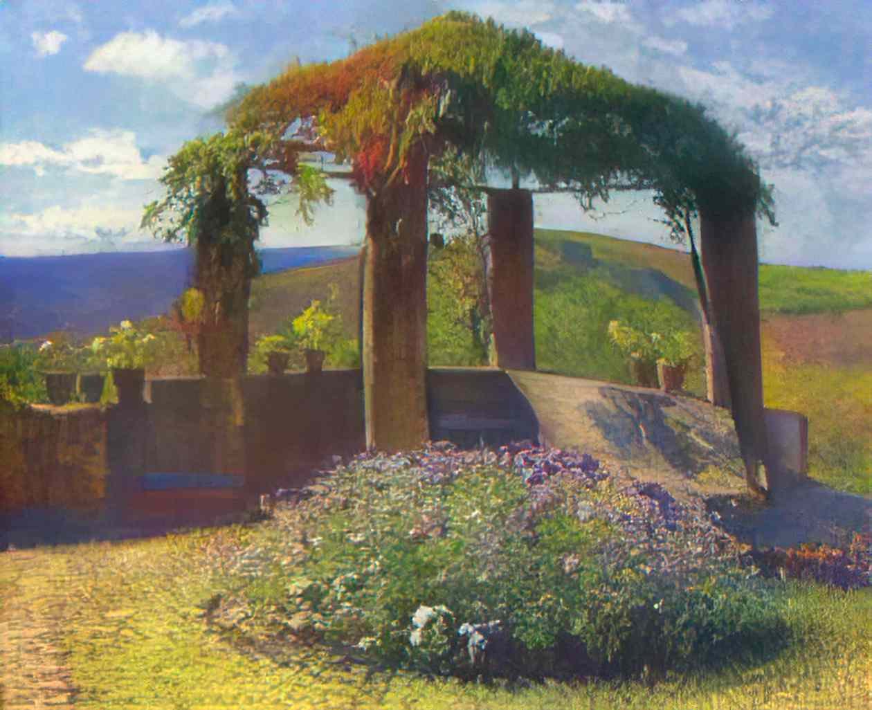 Henri Martin herm s house Art A4 Photo Print