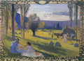 Henri Martin the harvest 1895 Art A4 Photo Print