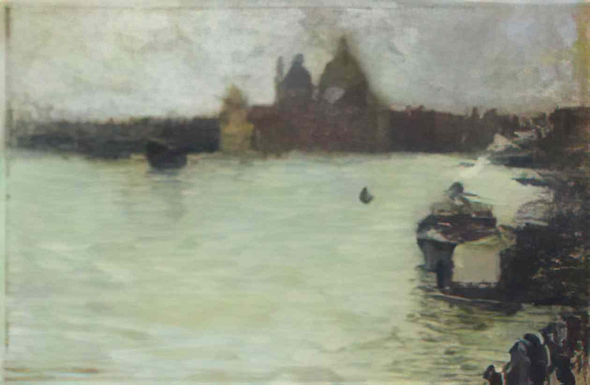 Henri Martin the salute in venice Art A4 Photo Print