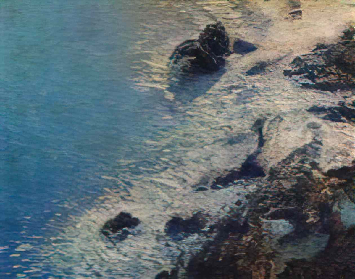 Henri Martin the sea and rocks Art A4 Photo Print