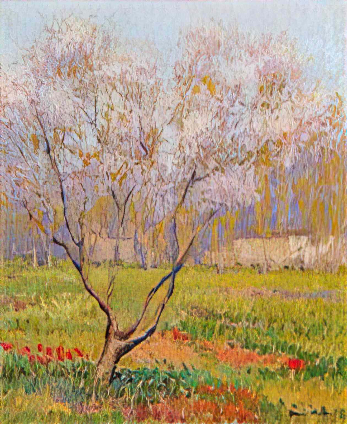 Henri Martin pergola in marquayrol in autumn Art A4 Photo Print