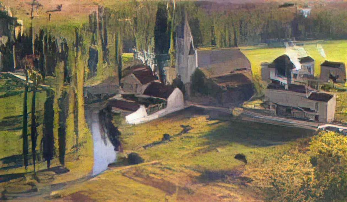 Henri Martin saint cirq lapopie 1 Art A4 Photo Print