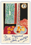 Henri Matisse 1948 Work And Joy Nature Still Life With Pomegranate A4 Photo Print
