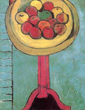 Henri Matisse Apples On A Table, Green Background A4 Photo Print