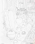 Henri Matisse Bouquet With Hellebores Sketch A4 Photo Print