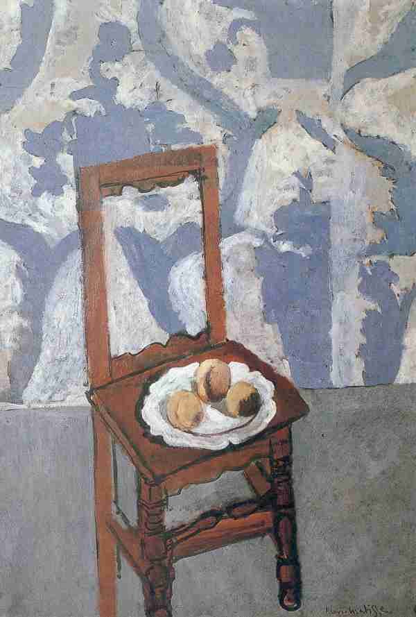 Henri Matisse Chair With Peaches A4 Photo Print