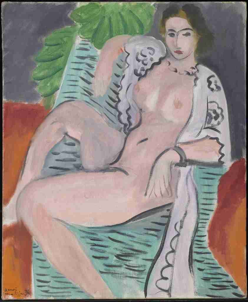 Henri Matisse Draped Nude A4 Photo Print