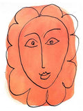 Henri Matisse Face   Flower 1948 Sketch A4 Photo Print A4 Photo Print